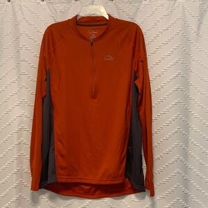 L.L. Bean mens 1/4 zip base layer